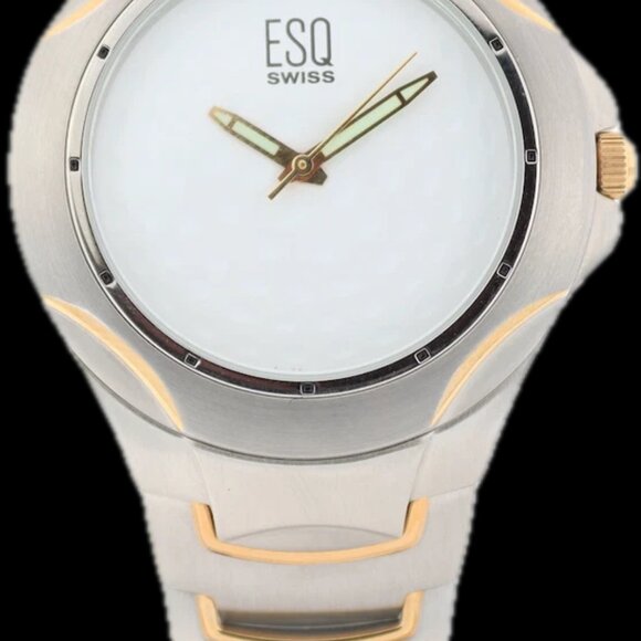 Vintage ESQ 07300954 Golf Ball Men\'s Quartz Wristwatch Swiss Steel Full Kit main image 5